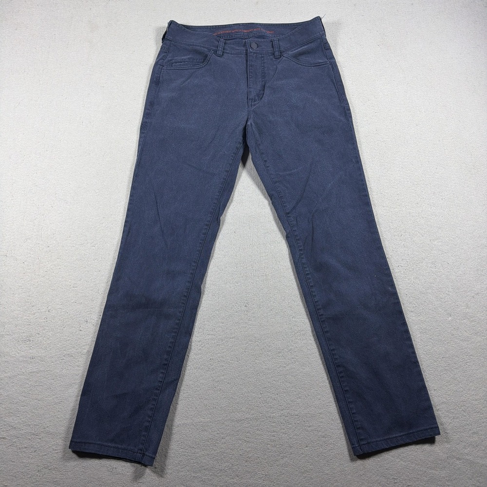 Rhone Jeans Mens 30x30 Blue Dark Wash Regular Fit Straight Denim Casual Pants
